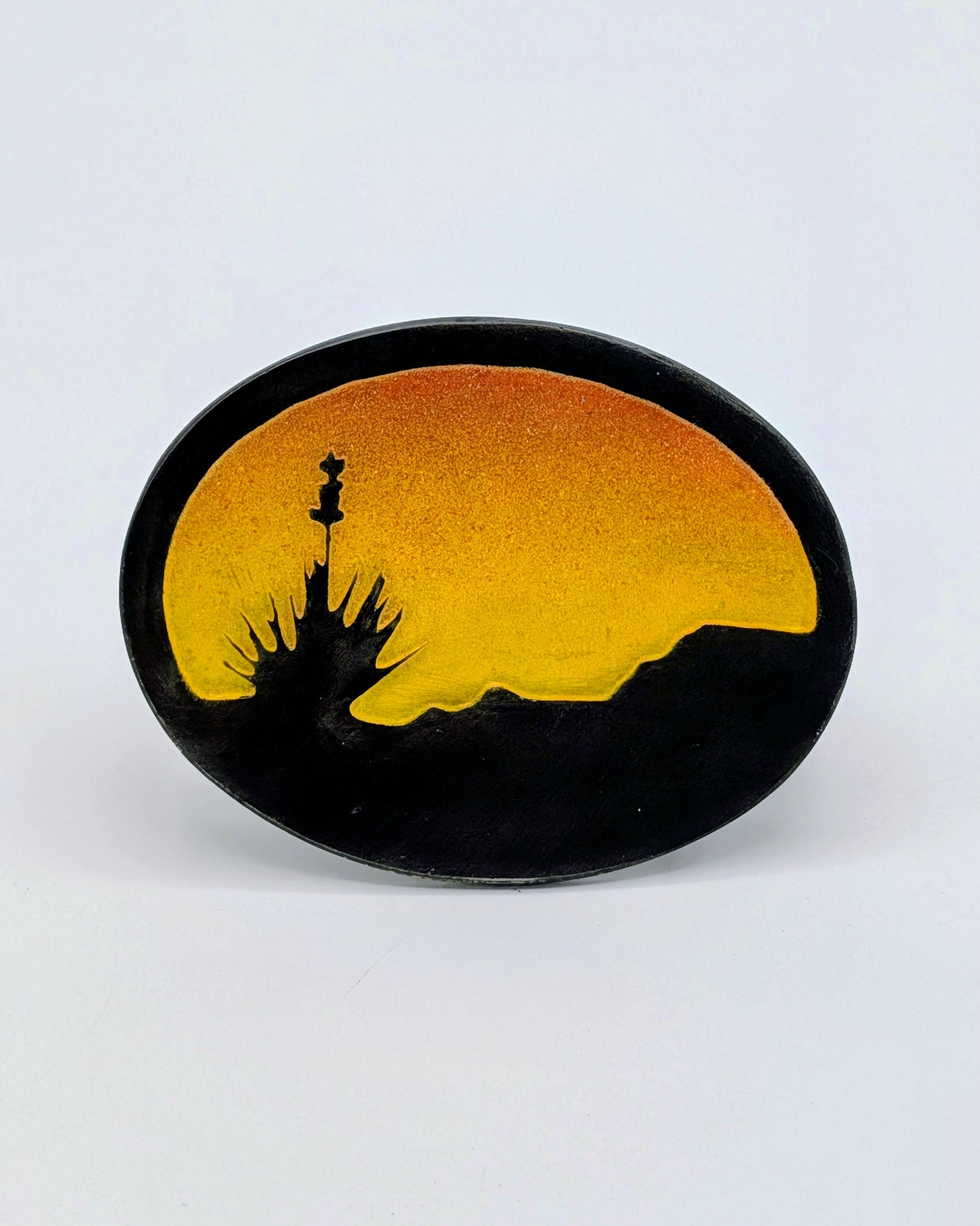 Yucca Sunset Belt Buckle